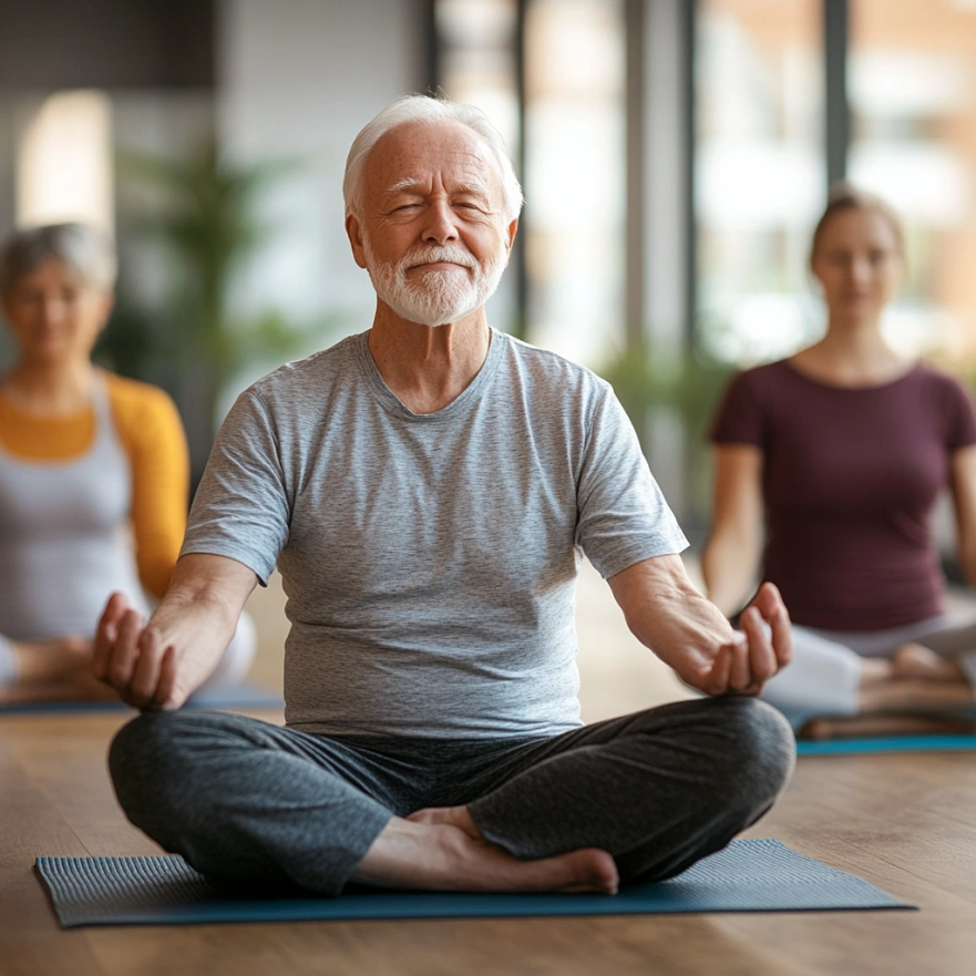 М'яка йога для пенсіонерів