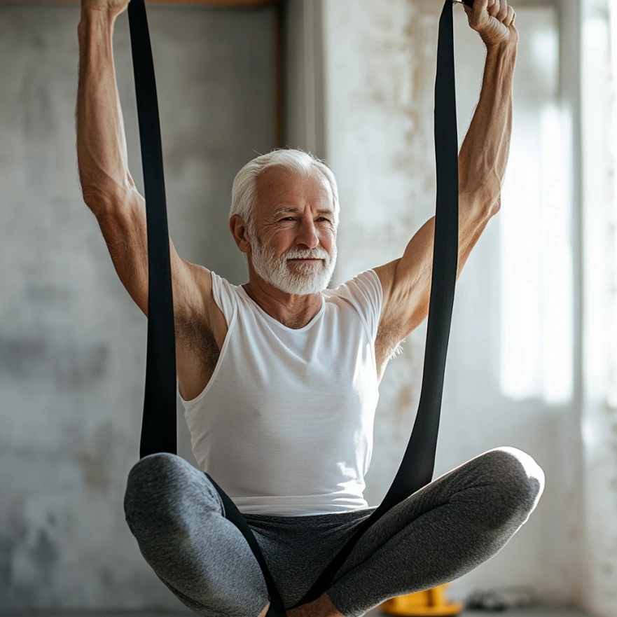 Вправи на розтяжку для пенсіонерів